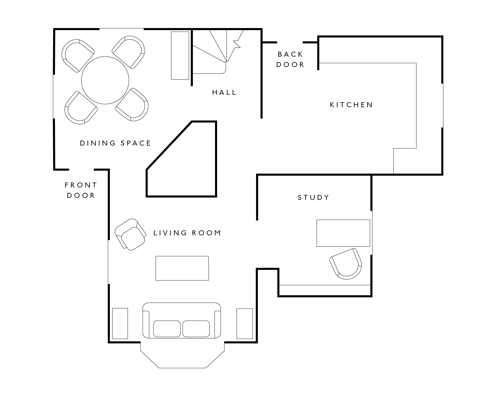 Church Lodge Floor Plan Downstairs 20191004 (1)