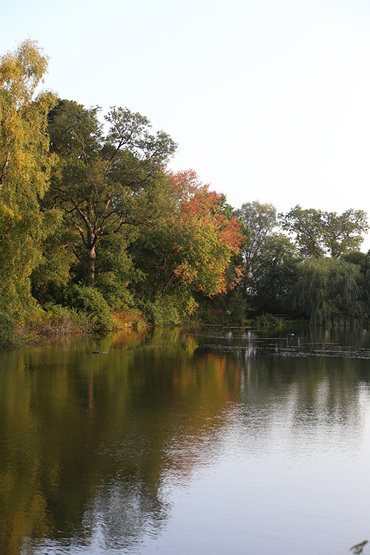 The Beginning of Autumn over the Lower Lake